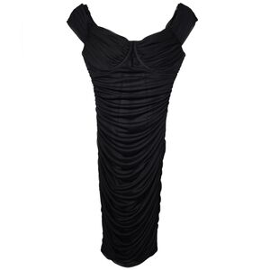 DB Studio Black Bodycon Fitted Sleeveless Back Zip Dress 4